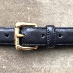 Coach Black Leather Belt Women Gold Buckle - Etsy display picture 1