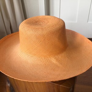 Ecuador Raphia Orange Handmade Natural Fiber Straw Raffia 