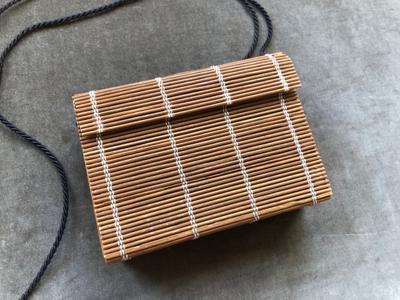 Handmade Wooden Bamboo Sushi Rolling Mat Repurpos… - image 3