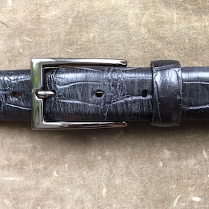 VINTAGE Worth 100% Genuine Italian Calfskin Belt Vintage Esprit Belt 100% Cuoio Leather Made in Italy Size 70  main image 3