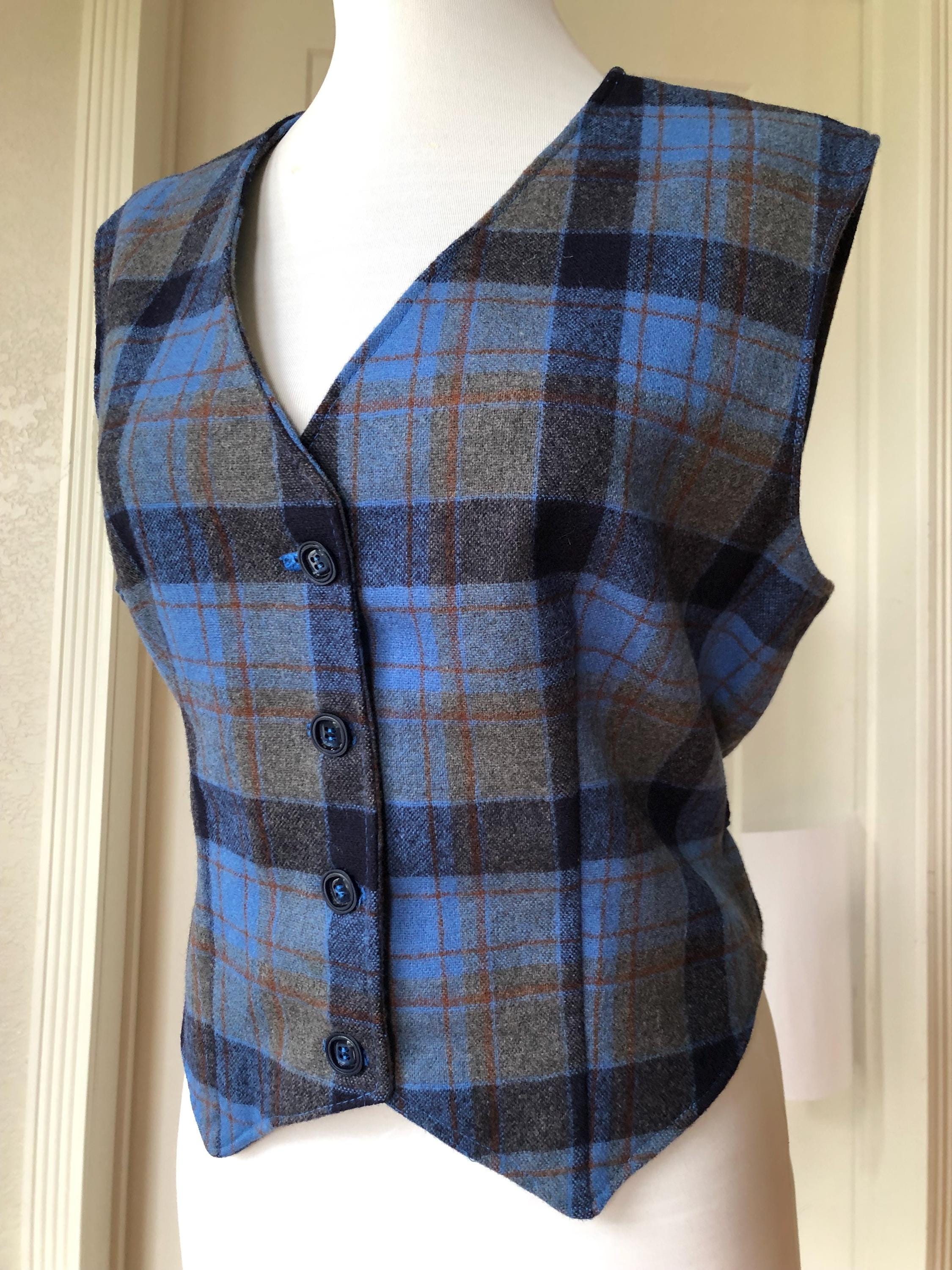 Cinch Back Vest - Etsy