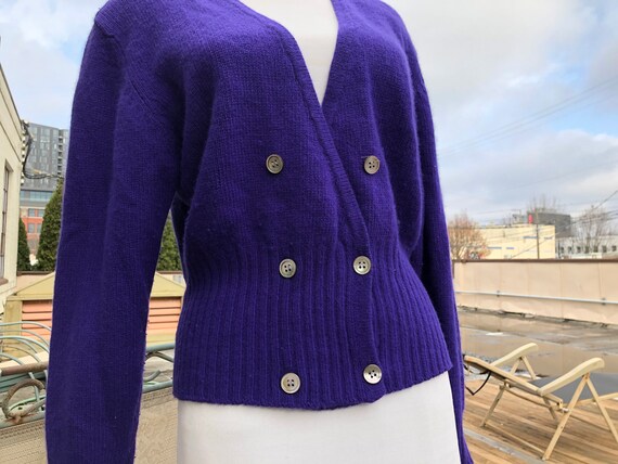 Royal purple best sale cardigan