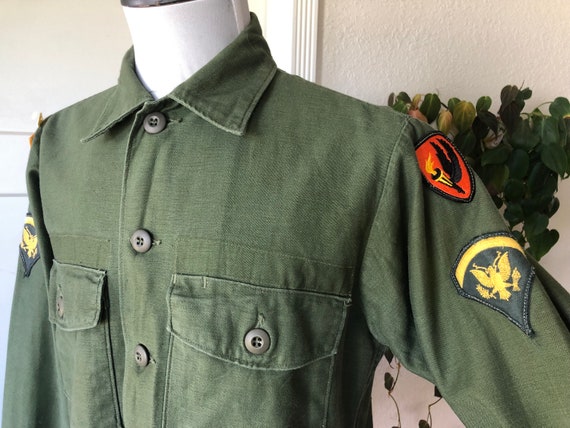 c.1968 Late Vietnam War Era True Vintage Olive Gr… - image 1