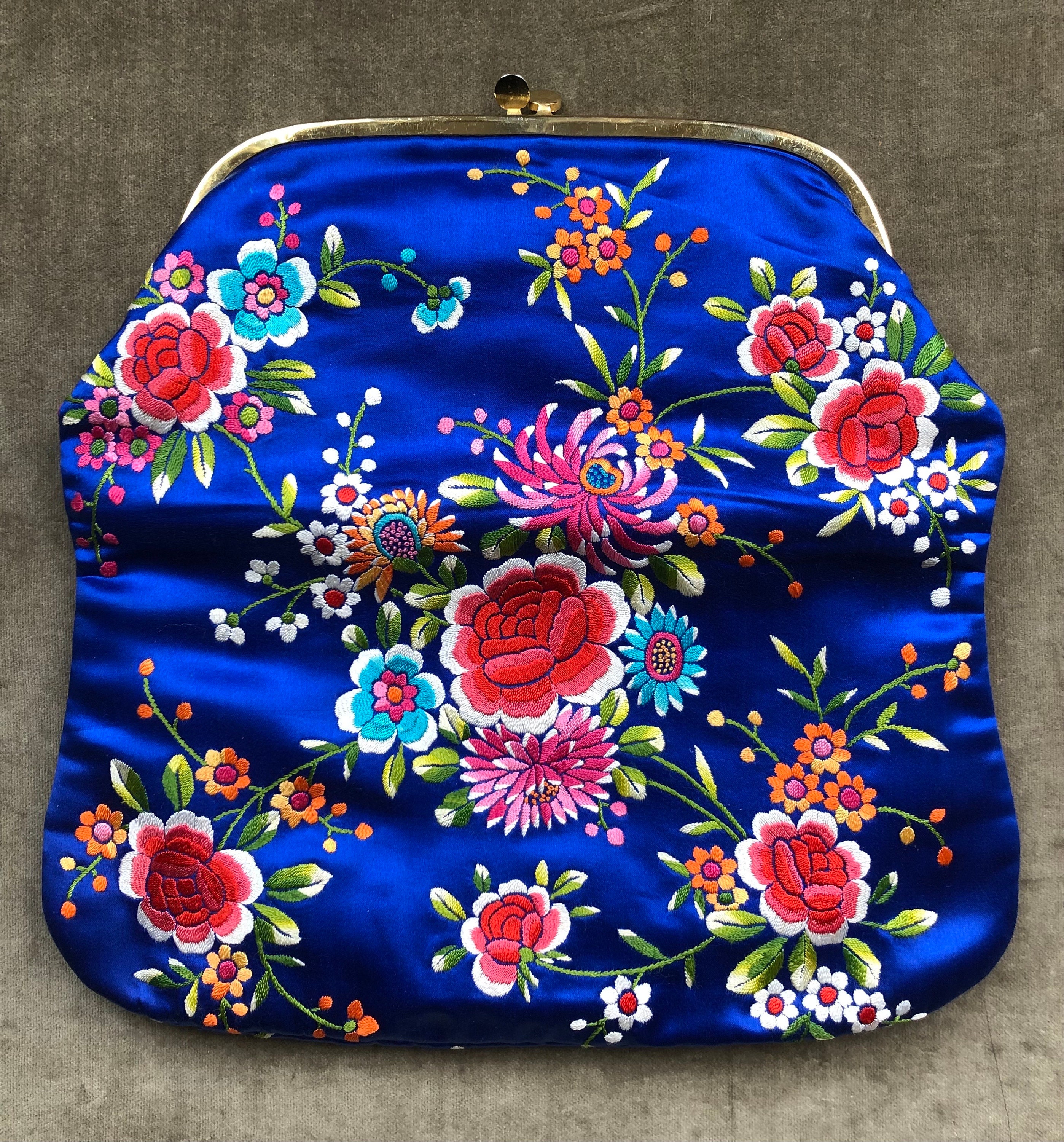 バッグ ~70s USA vintage embroidered purse Purse 1970s Vintage Bags, Handbags & Cases for sale | eBay