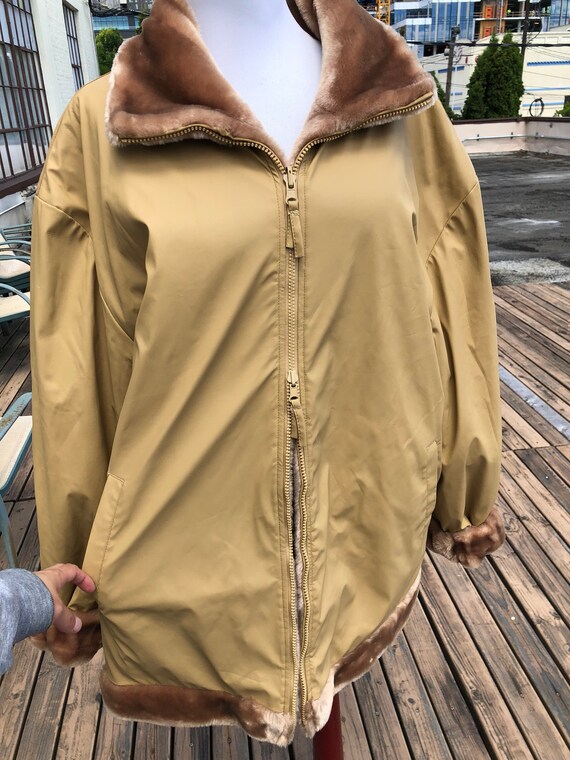 teddy bear reversible jacket