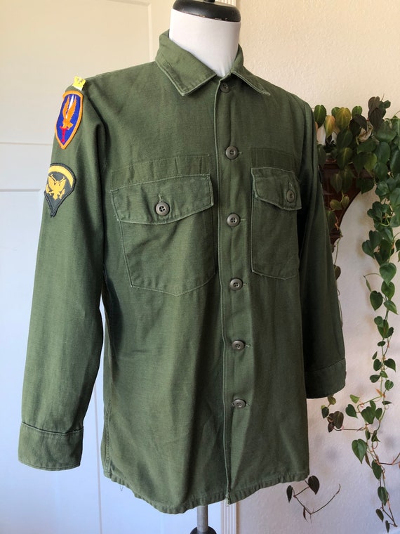 c.1968 Late Vietnam War Era True Vintage Olive Gr… - image 3