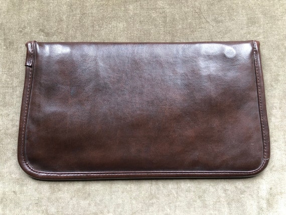 1960s 70s Built In Compact Mirror Retro Mod Faux … - image 7