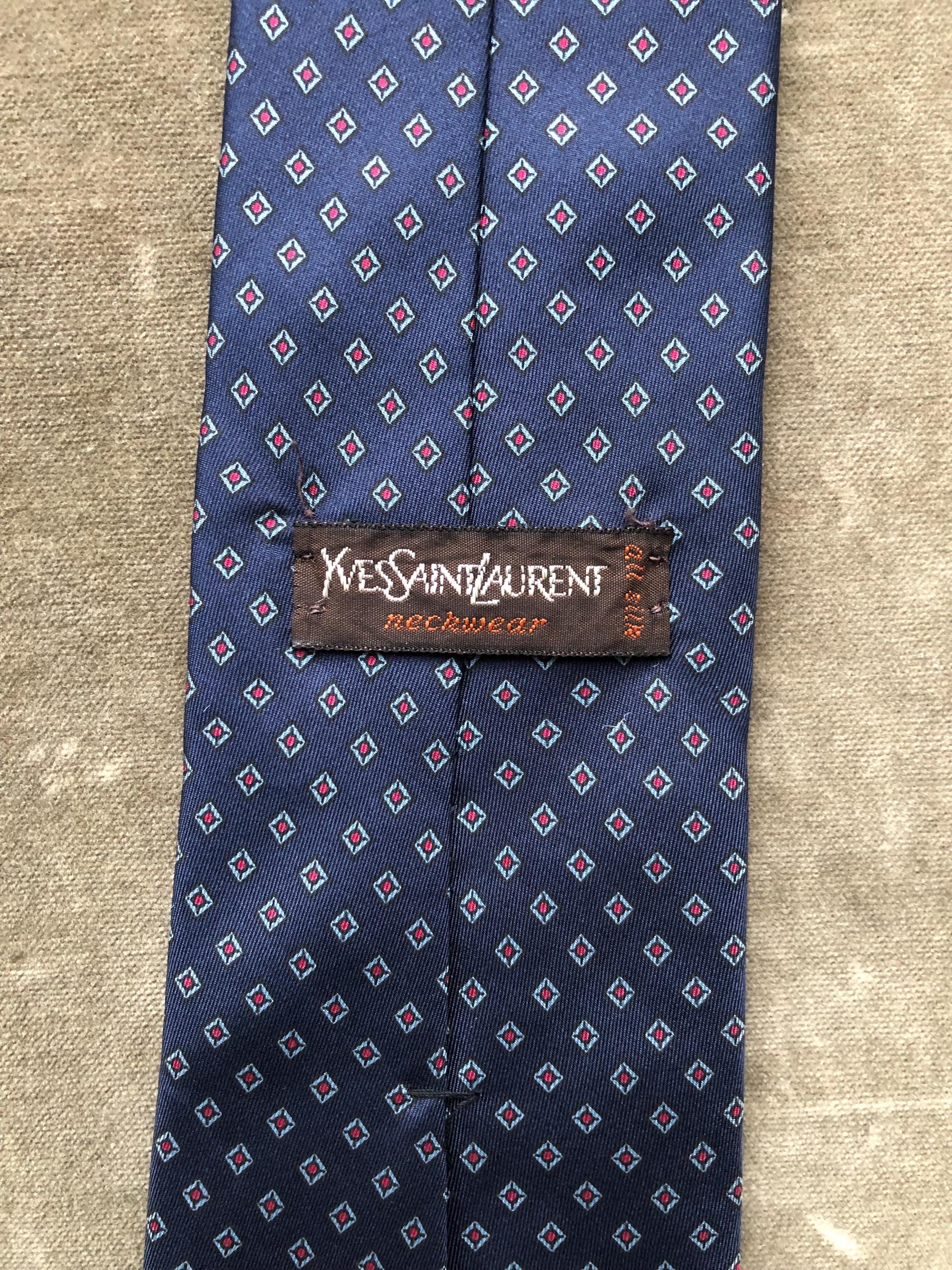 Ysl Neckties - Etsy
