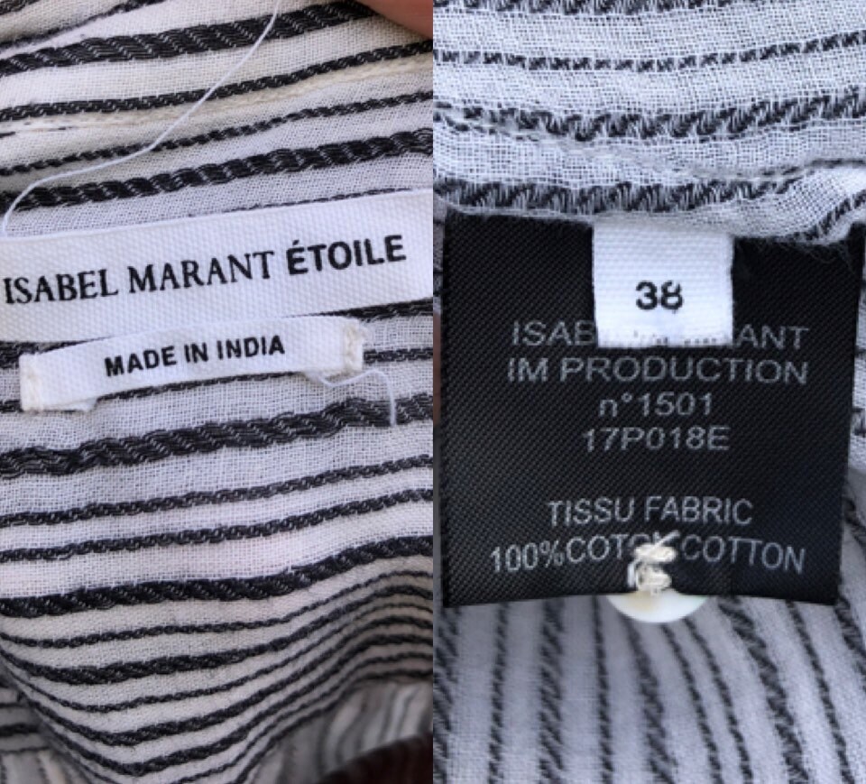 Isabel Marant Etoile Cotton Tunic Puffed Sleeve - Etsy