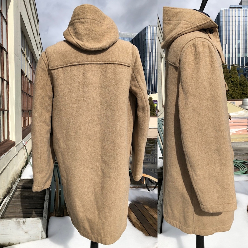 Vintage Mens Gloverall Wool Mackintosh Duffle Overcoat Horn | Etsy