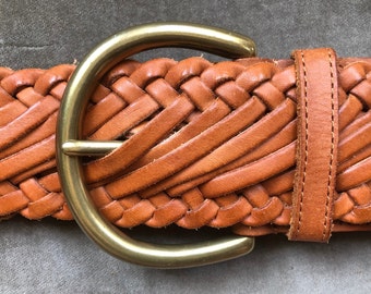 Skinny Slim Pink Peach Suede Leather 80s 90s Western Preppy 