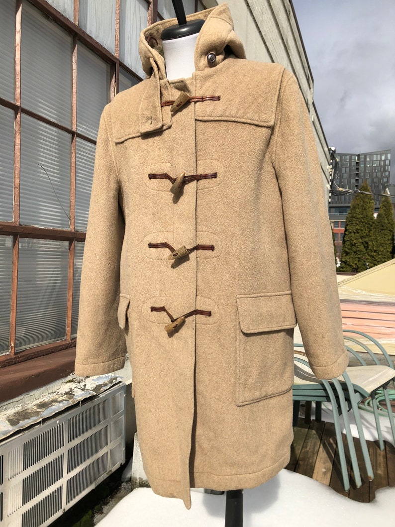 Vintage Mens Gloverall Wool Mackintosh Duffle Overcoat Horn | Etsy