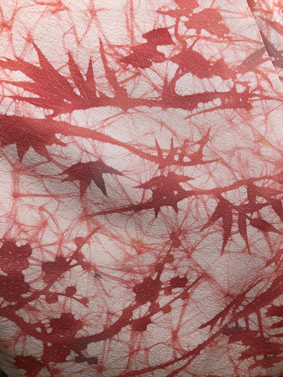 Japanese Unique Robe Haori Splatter Ink Print Pin… - image 6