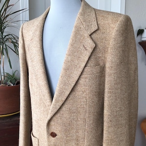 Vintage Herringbone Trench Coat - Etsy