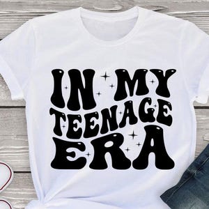 In My Teenage Era svg, png, Girl Boy Teenage Png Svg, Official Teenager Svg, retro Official Teenage Era PNG, Vintage Official Teenage