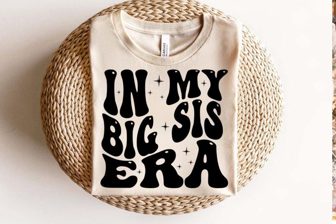In My Big Sis Era Png Svg, Big Sister Era SVG PNG, Groovy Retro Concert ...