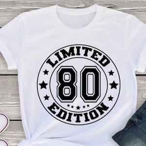 80th Birthday svg png, Man 80th birthday svg png, Vintage Limited Edition 80th Birthday svg png, Woman 80th Birthday svg png, 80th Birthday