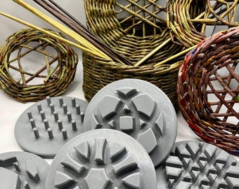 Rattan Design Templates, paper and jute design