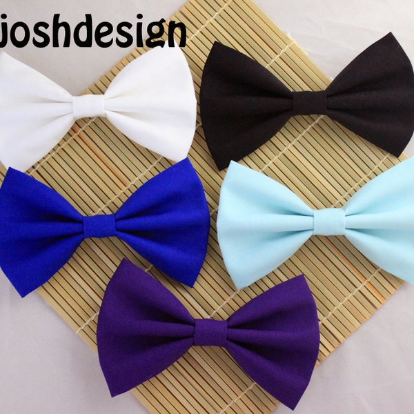 Solid Color Fabric Hair Bows,Pastel Fabric Hair bow for teens or women,girls hair bows,basic hair bows , Hair Bows