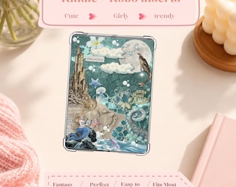 Mermaid Kindle Insert | Fantasy Romance E-Reader Decor