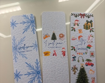 Christmas bookmarks, Gilmore girls, seasonal bookmark