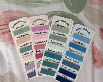Annotation key Bookmarks