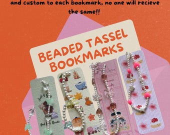 Beaded Tassel Bookmarks