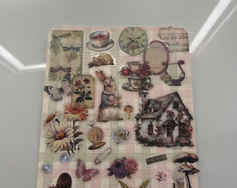 Kindle Kobo Insert | Pink Scrapbook Style