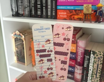Sweet Cherry Pie Bookmark | Book Lover Accessory | reader gift | off campus inspired
