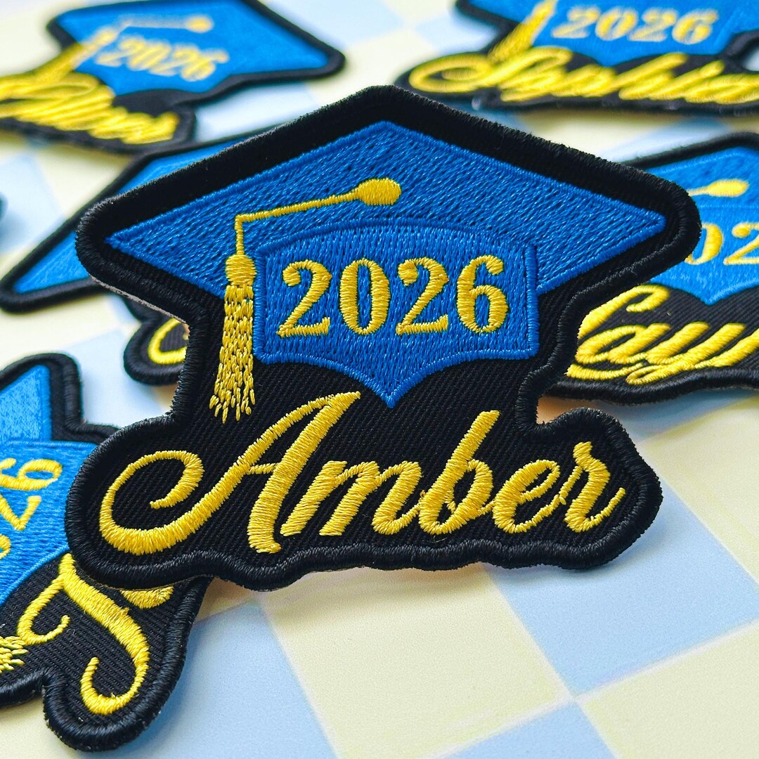 Ase Gradution Patch Personalized Graduation Patch 2026, Custom Iron on Name Tag - Etsy