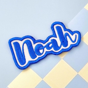 Custom Name Patch Embroidered, Personalized Name Patch Embroidered, Sew On/Iron On Patches for Clothes Jackets Backpacks