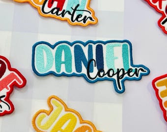 Personalized Embroidered Name Patch – Custom Iron-On Applique