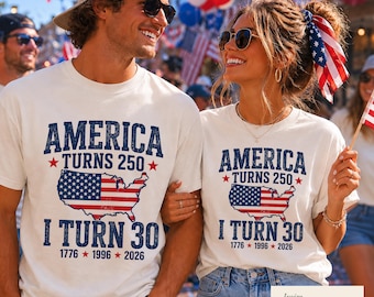America Turns 250, Turn 50 Shirt Born in 1976 Tee Funny 50th Birthday Patriotic 4th of July Gift