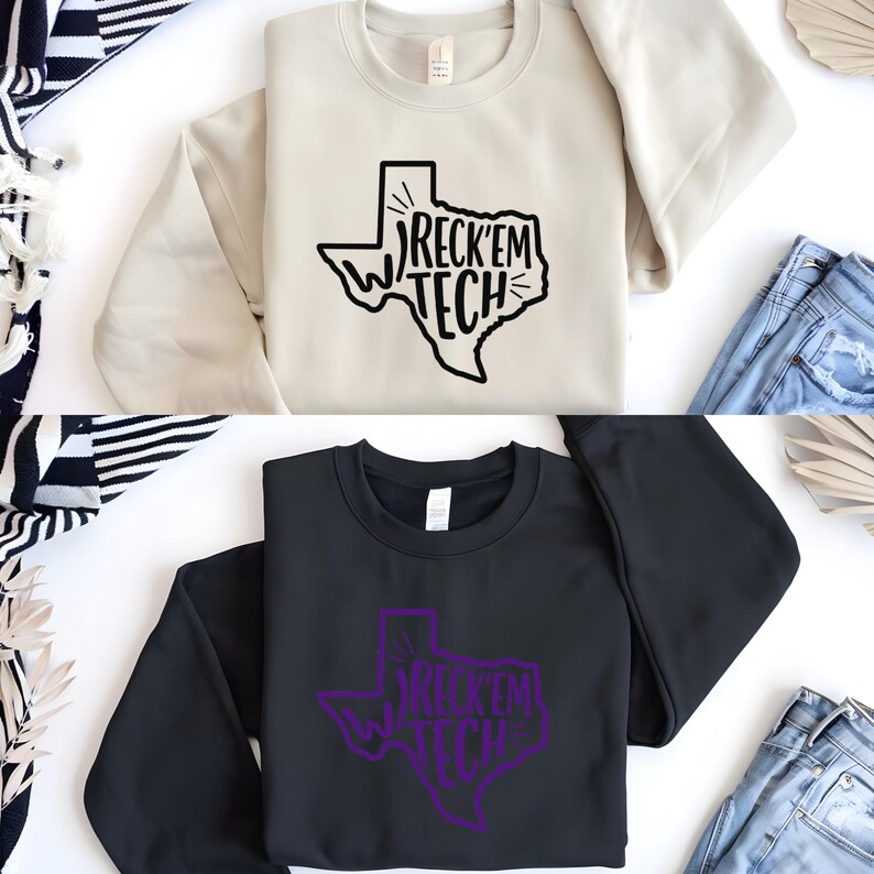 Wreck Em Texas Tech Sweatshirt, Red Raider Gameday Clothing, Texas Mama ...