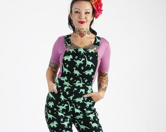 dinosaur dungarees womens
