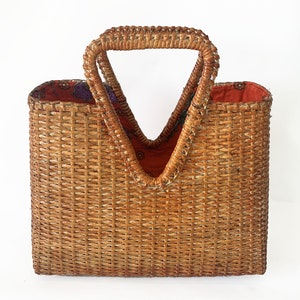 Vintage Basket Handbag