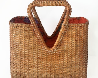 Vintage Basket Handbag