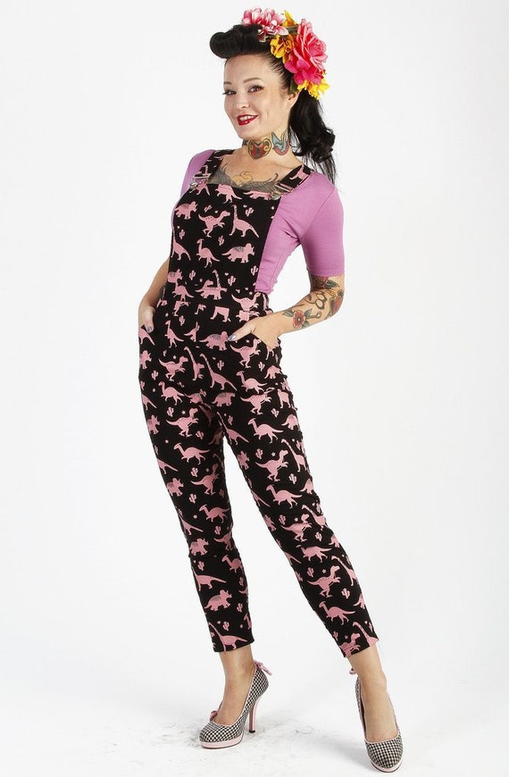 dinosaur dungarees womens