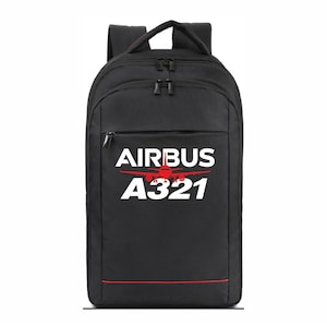 Airbus A321 Pilot Backpack: Flight Crew Laptop Bag - Aviation Gift
