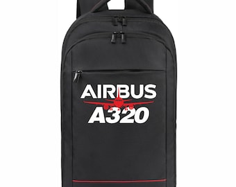 Mochila para piloto del Airbus A320: bolso para portátil para entusiastas de la aviación
