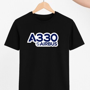 Airbus A330 T-Shirt | Aviation Pilot Gift | Airline Crew Apparel - Aviation School Gift -Aircrew Shirt - Multiple Colors Available