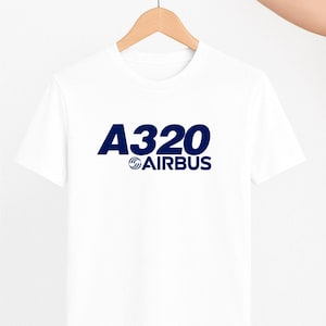 Airbus A320 T-Shirt | Pilot Gift | Commercial Aviation Tee | A320 Aircraft Lover Shirt | Airline Crew & Airbus Fan Apparel