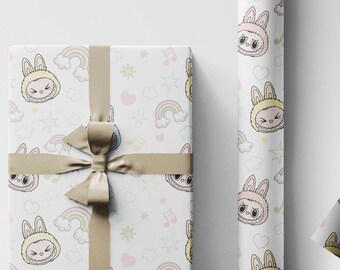 Carta da regalo con simpatici mostri, carta da regalo per compleanno, carta da regalo kawaii, carta da regalo personalizzata per feste di compleanno per bambini e adolescenti