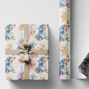 Cute Dachshund wrapping paper for Dog Lovers | Weiner Dog gift wrap for Doxie Mama, Dachshund Mom or Sausage Dog Fan