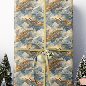 Fantasy Dragon Lover Gift Wrap Roll, Wrapping Paper for Mythical-Themed Gifting, Gamers, and Medieval Enthusiasts #7