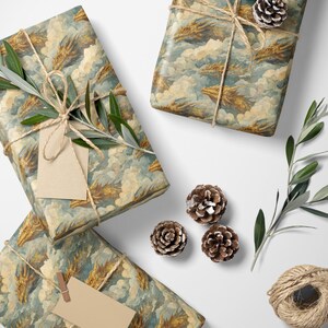 Fire-Breathing Dragon Wrapping Paper Roll, Gift Wrap for Fantasy Fans, DnD Enthusiasts, and Medieval Party Gifts #5