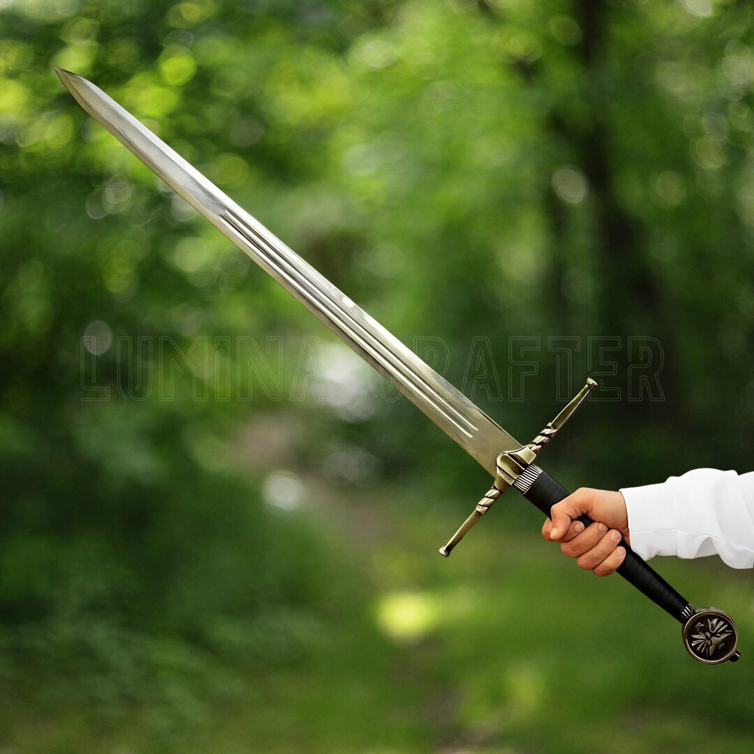 Handmade Sword – Long Stainless-steel Sword – Fantasy Display ...