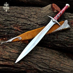 Handmade Engraving Sword Replica With Scabbard - Handcrafted Historical Display Sword - Sword - Unique Gift - Gift For Daddy