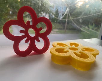 Cortador de galletas con forma de rosa de cinco pétalos: Repostería y manualidades florales