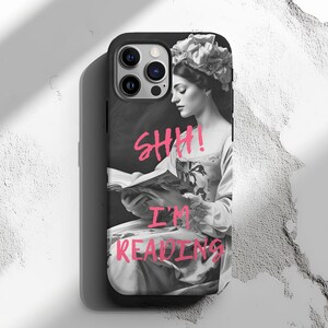 Book Phone Case, Aesthetic Phone Case, Book Lovers Phone Cases, iPhone 16 Case, iPhone 13 14 15 16, Bookish Case, DarkAcademia, Renaissance
